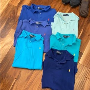 Men's polo shirts bundle 6 shirts all XL